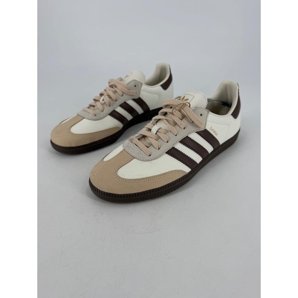 NWT adidas Samba OG Mens 11 Off White Earth Strata JI1991 Sneakers Blokecore - Picture 3 of 13